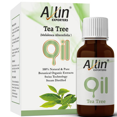 Tea Tree Essential Oil for Face, Skin, Hair, Acne and Dandruff 