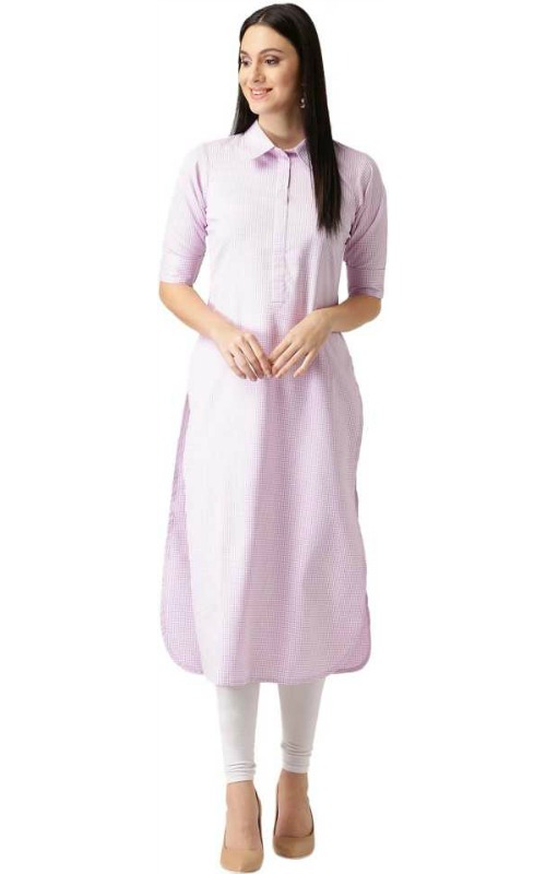 Pathani Kurta in Check Print