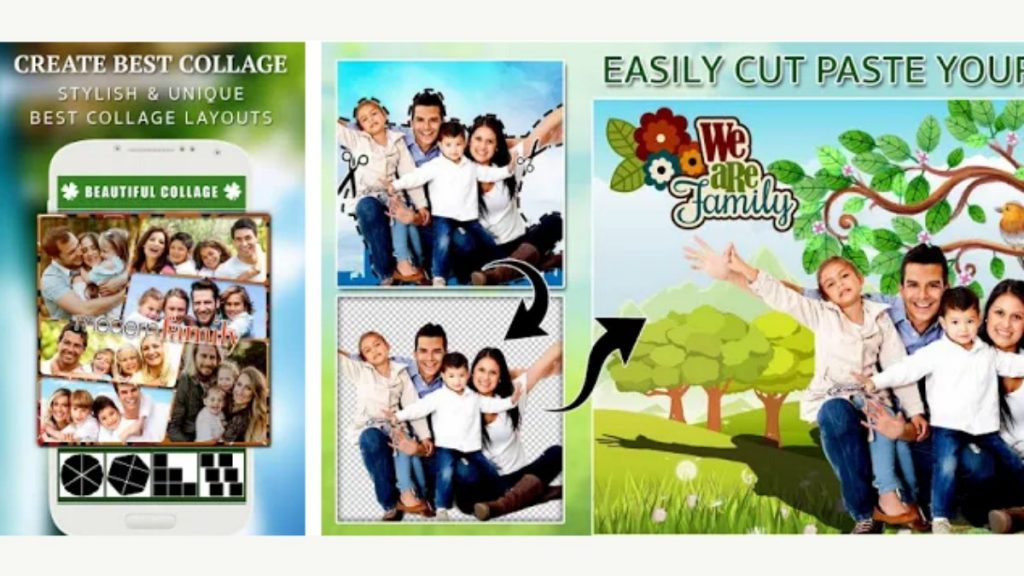 Family Photo Frames - Collage Editor