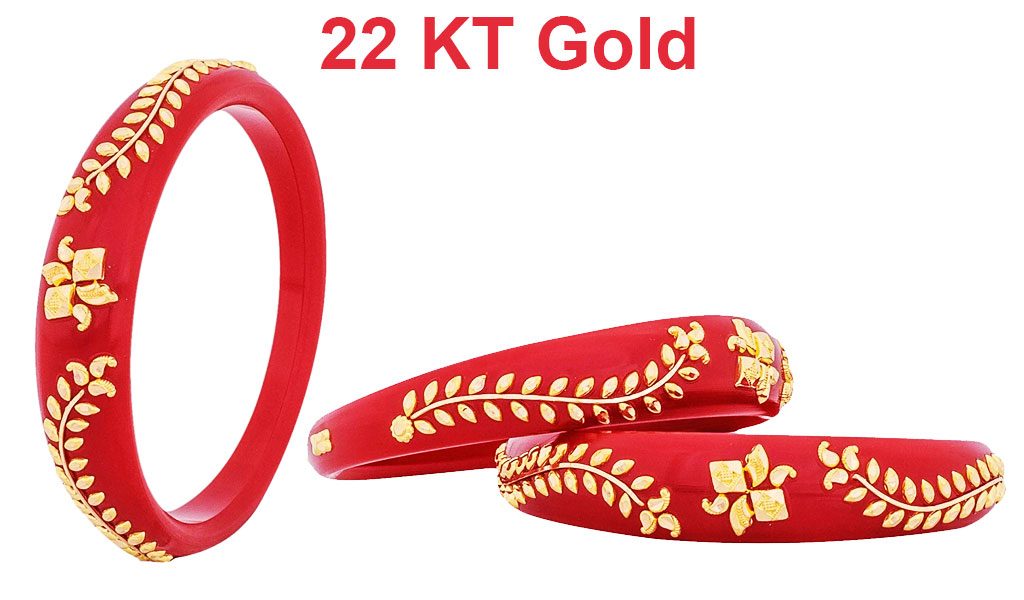 Flower Design Gold Pola Badhano