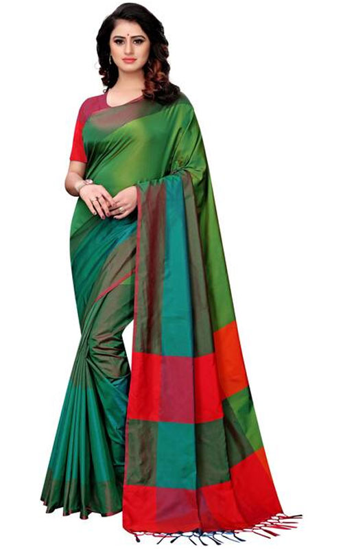 Cotton Silk Saree