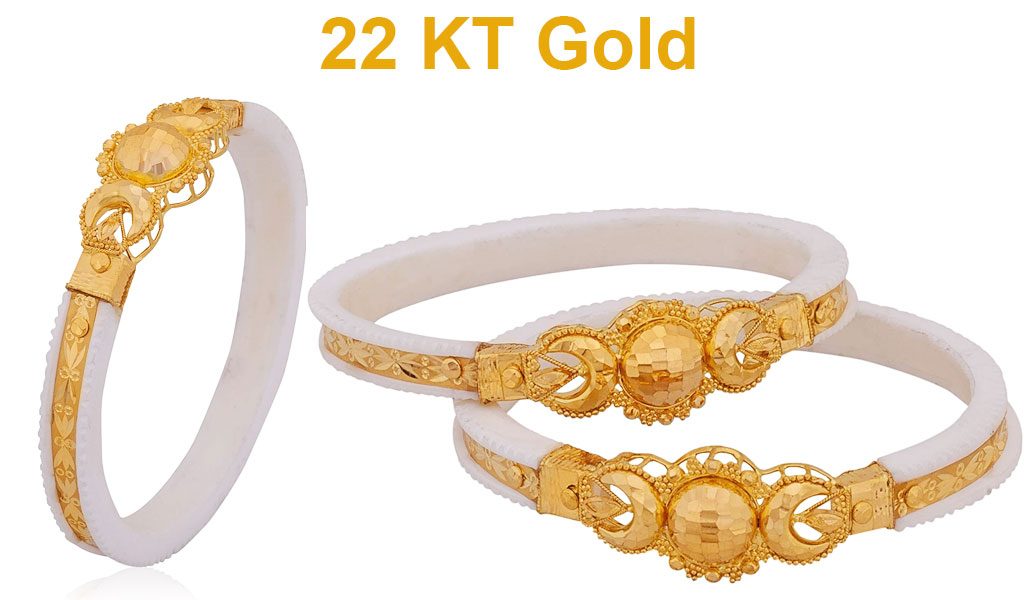 Heavy Design Gold Sankha Bandhano