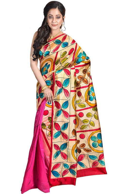 Tussar Matka Silk Saree