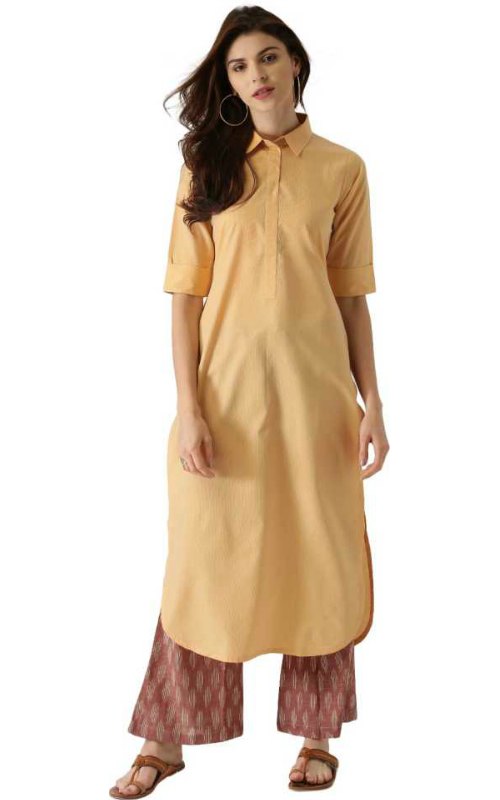 Yellow Pathani Kurta
