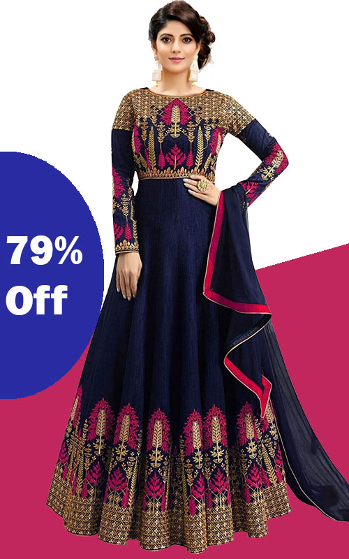 Embroidered Anarkali Gown 