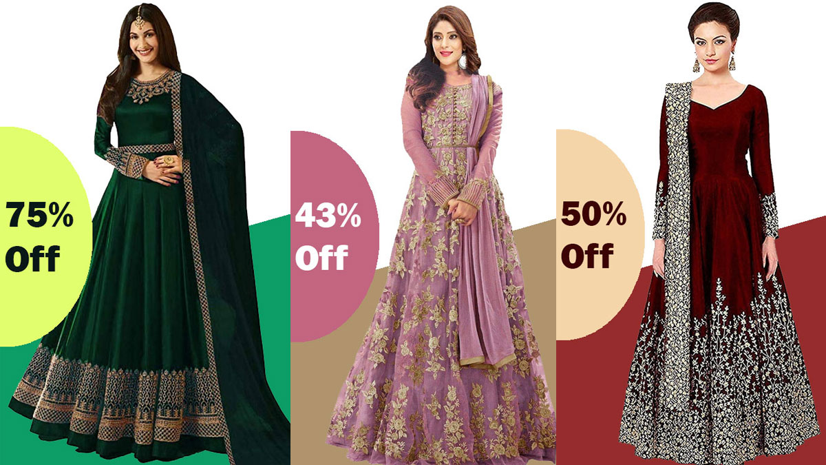 Anarkali Gowns from the Amazon Sale