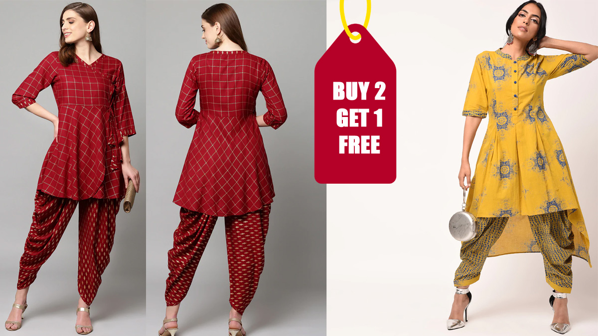 Buy 2 Kurtis, Get 1 Free