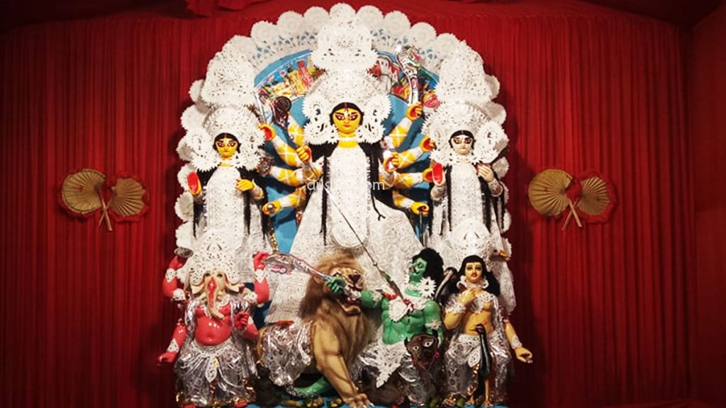 Durga Maa With Children 