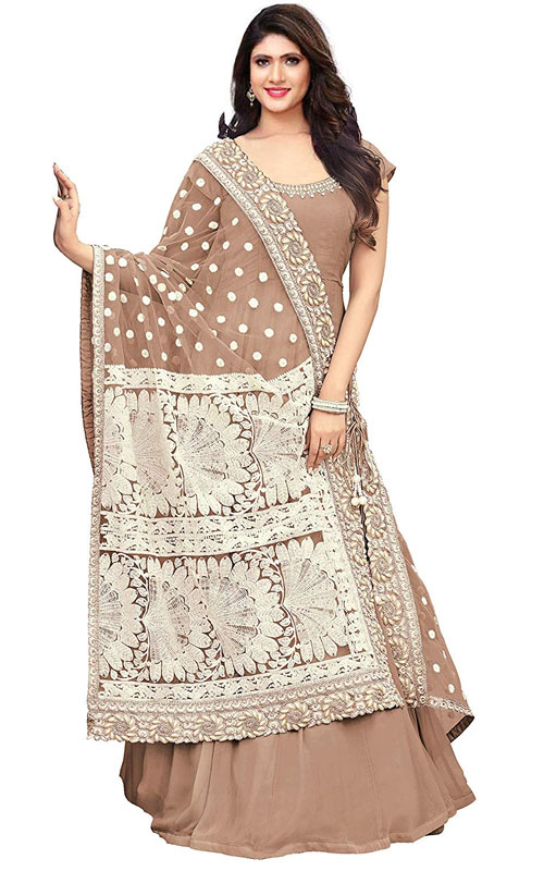 Georgette Semi Stitched Salwar Suit