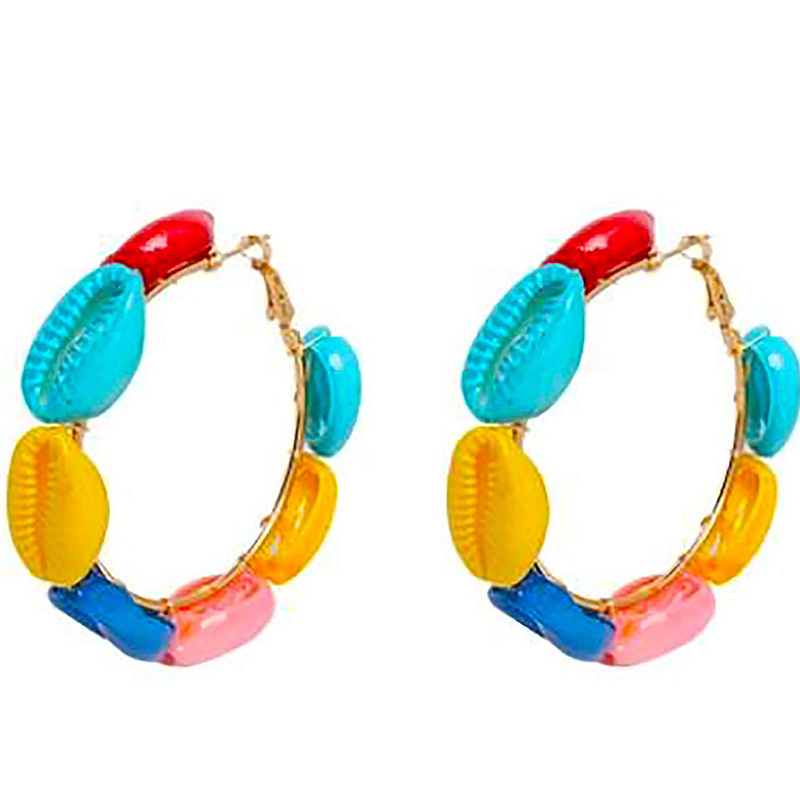 Sea Shell Hoop Earring 