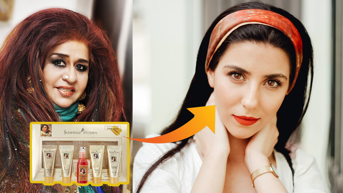 Shahnaz Husain Gold Skin Radiance Timeless Youth Kit and Model