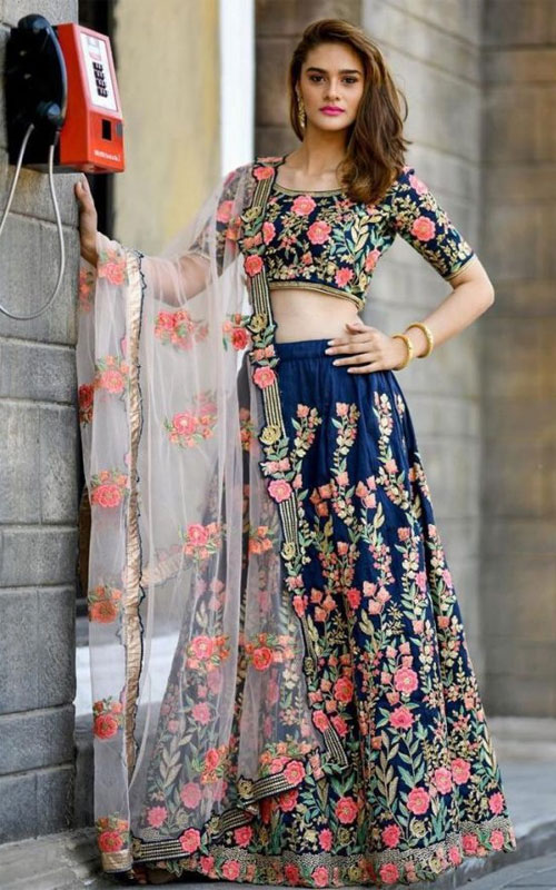 Heavy Embroidered Lehenga Choli