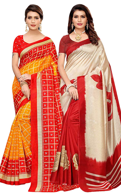 Printed Saree Combo