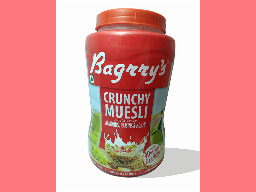 Bagrrys Crunchy Muesli- Almond, Raisins and Honey