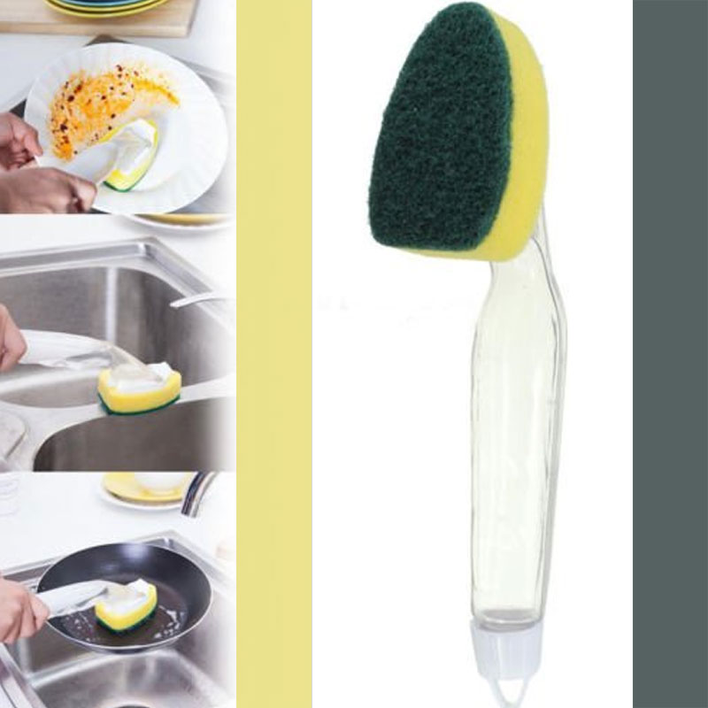 Plastic sponge Kitchen Scrubber