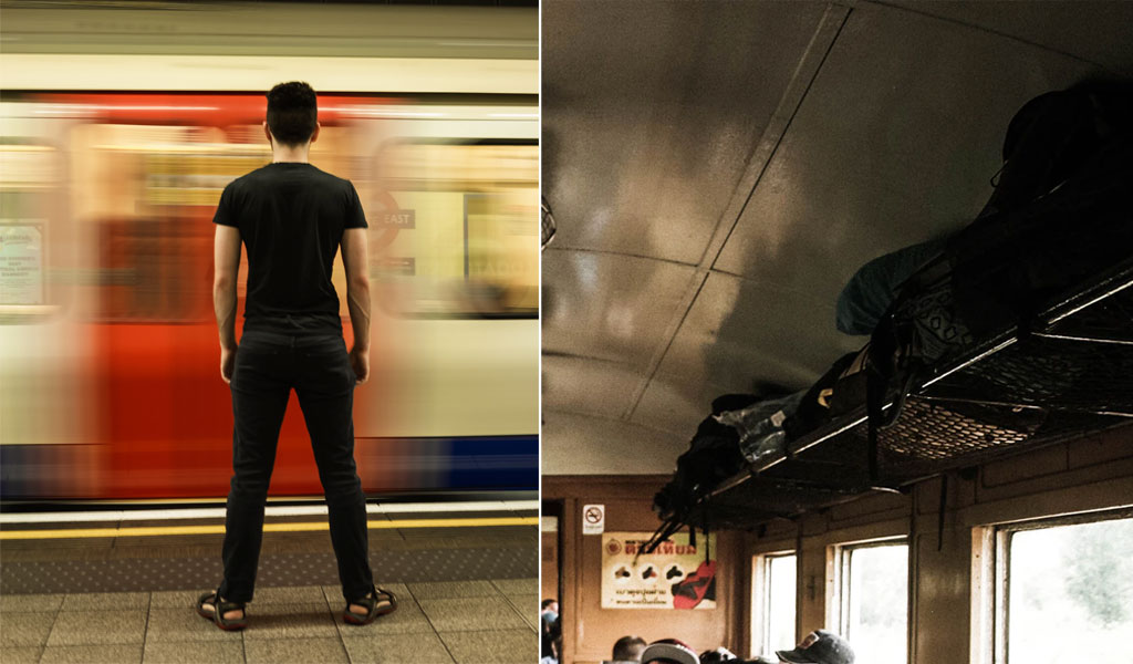 lost luggage in train