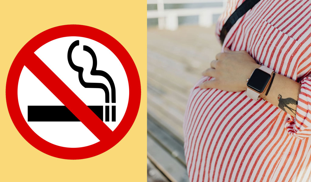 pregnant women don't smoke
