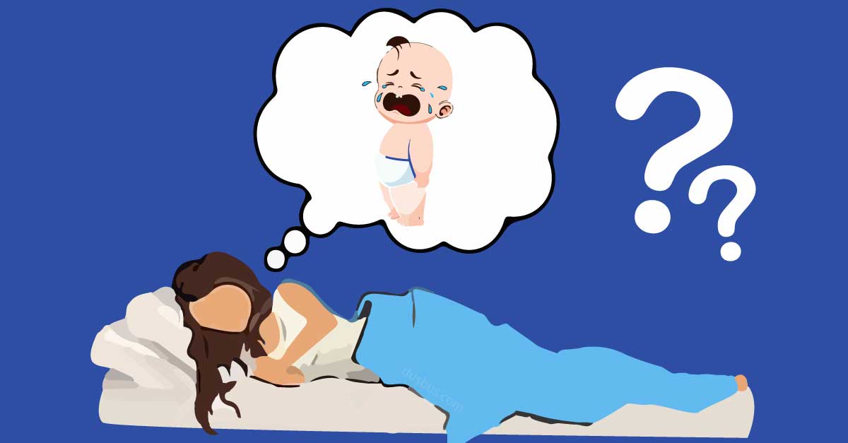 A Woman Dreaming About Baby