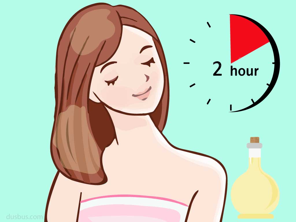Oil Your Hair And Leave It On For 1-2 Hours