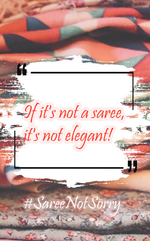 80+ Elegant and Classy Saree Quotes for Instagram