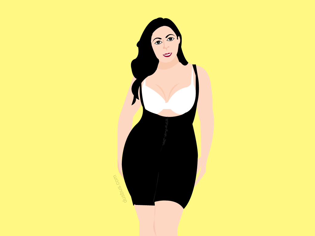 woman wearing plus size shapewear