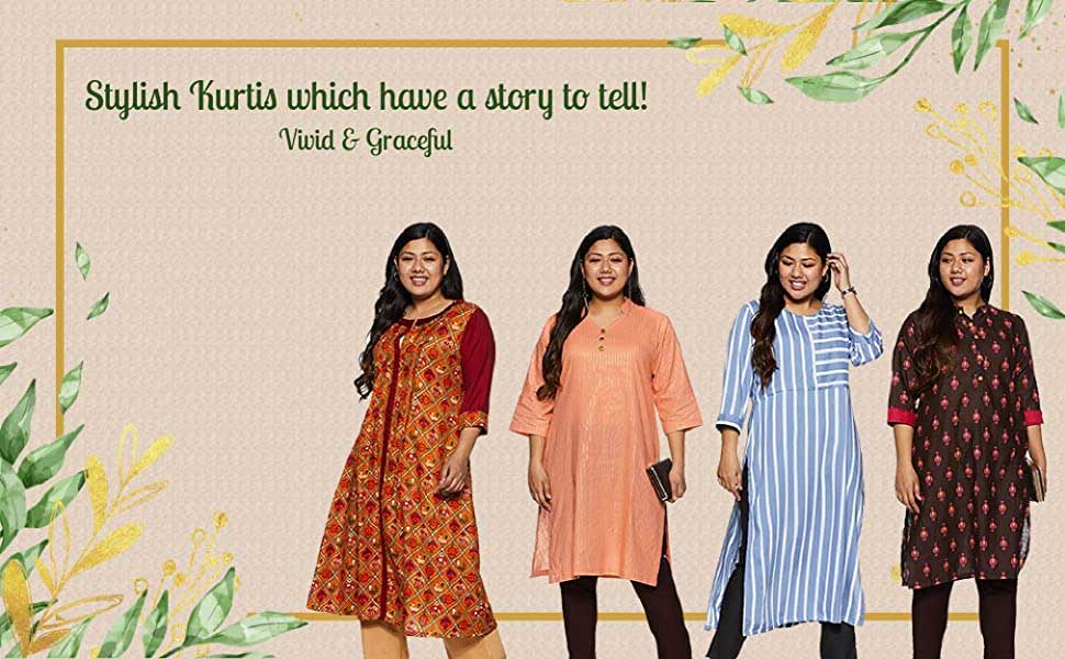 Beautiful Collection of Plus Size Kurtis