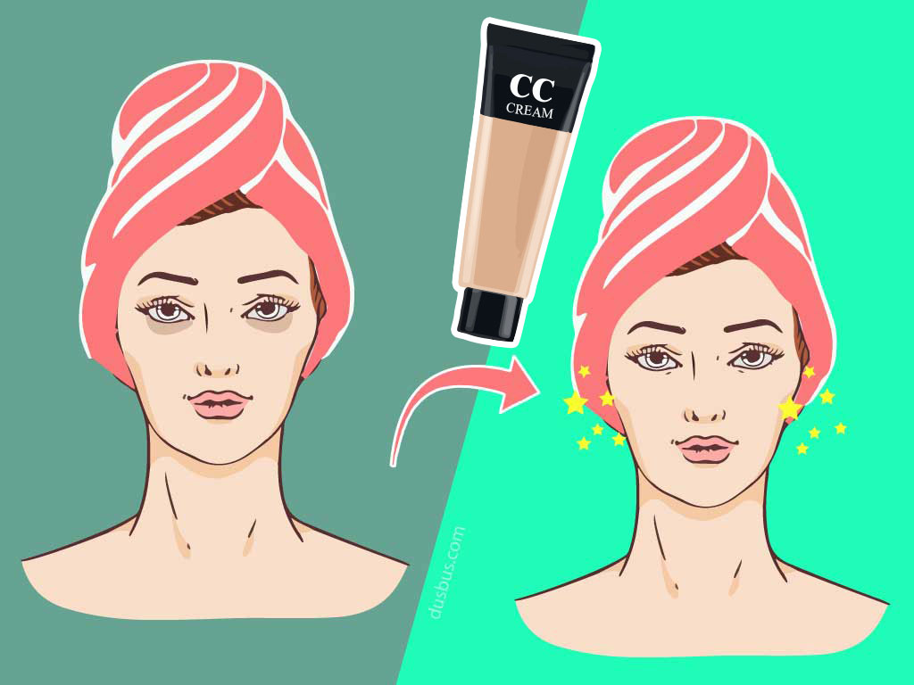 CC Cream Hides Dark Circles