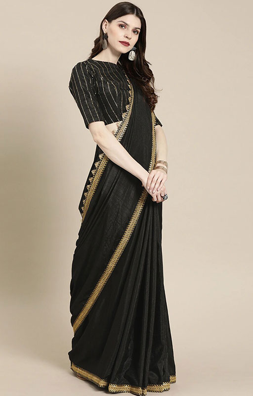 Black Color Saree 