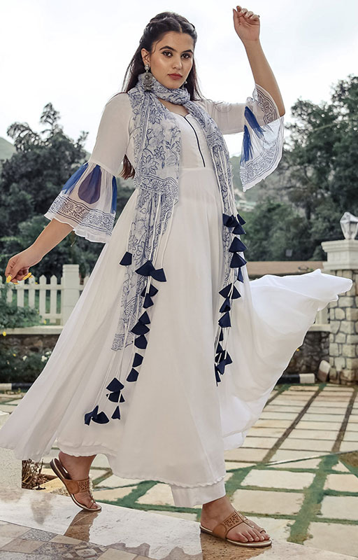 Chiffon Anarkali Set 