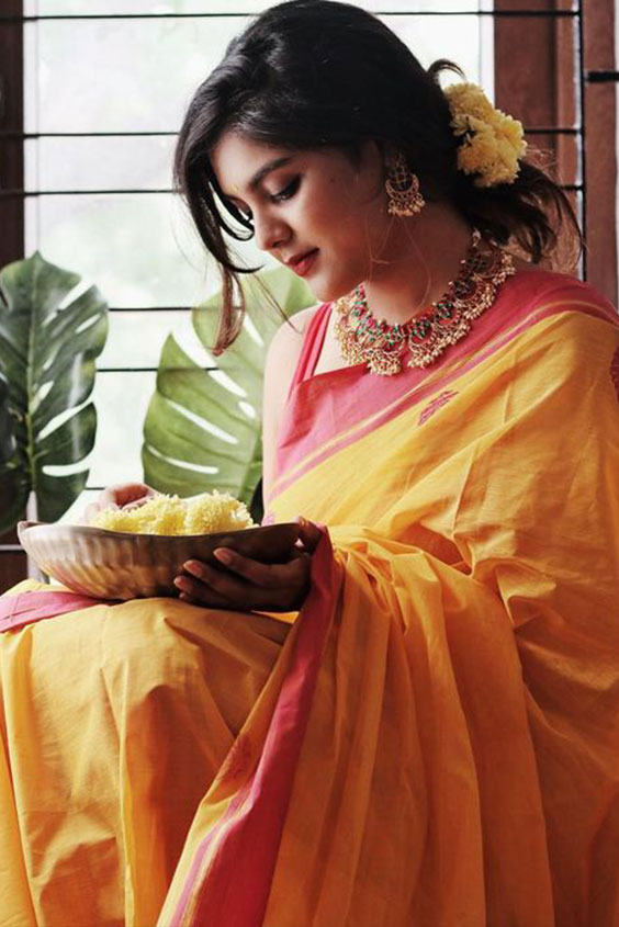 Flower Of Puja in Hand Pose