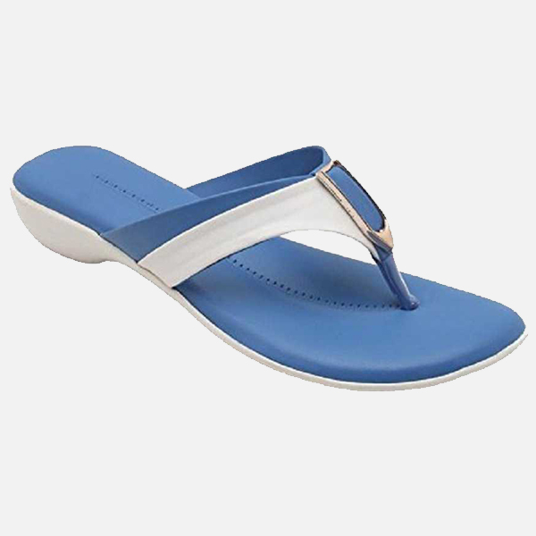 Blue Flat Sandals 