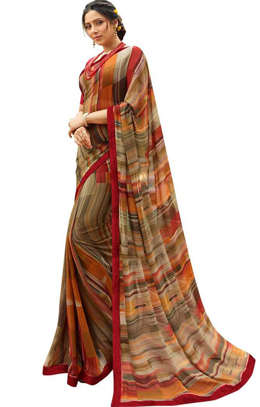 Bollywood Style Printed Saree 