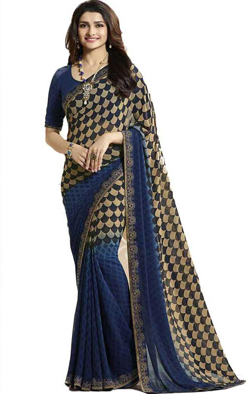 Geometric Printed Saree 