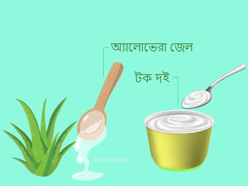 অ্যালোভেরা জেল, টক দই