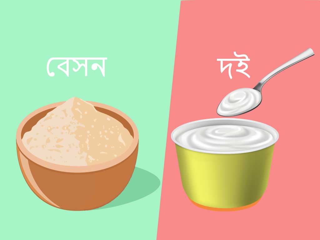 বেসন, দই