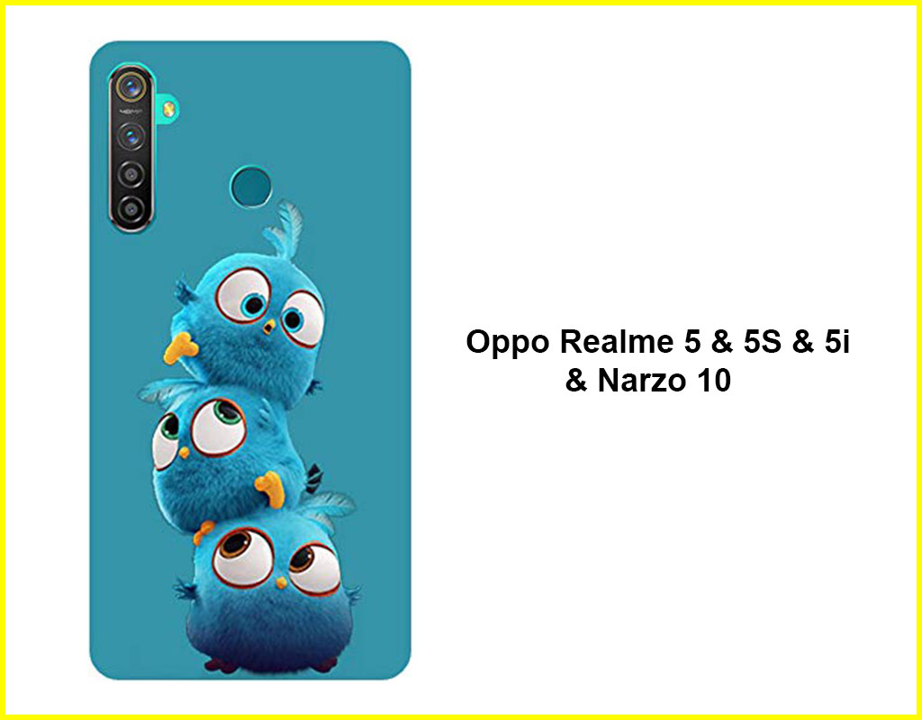 Blue Bird Mobile Back Cover(Oppo Realme 5 & 5S & 5i & Narzo 10)