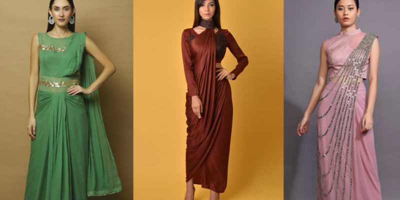 Saree Gown designs