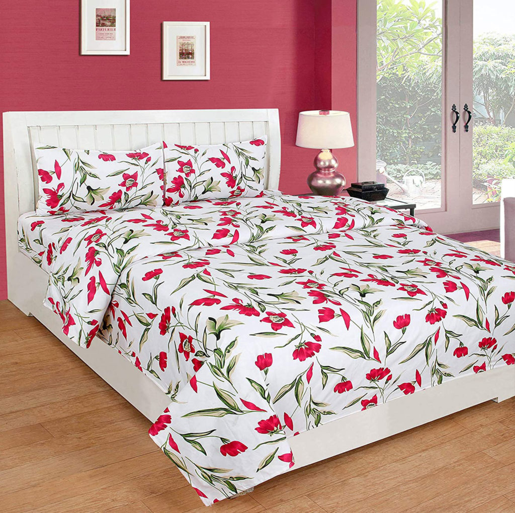 White Cotton Bedsheet 