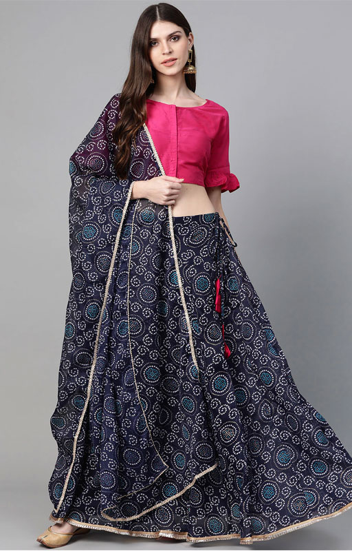 Bandhani Printed Lehenga