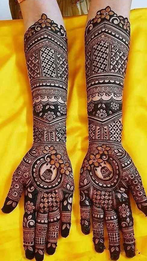 Floral Mehandi Design 