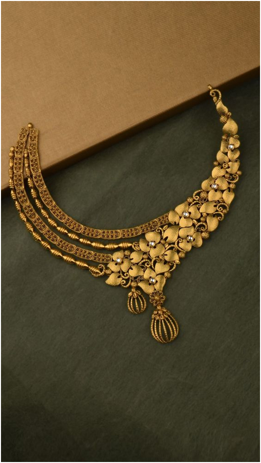 Floral Gold Necklace