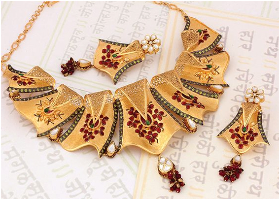 Meenakari Necklace Set