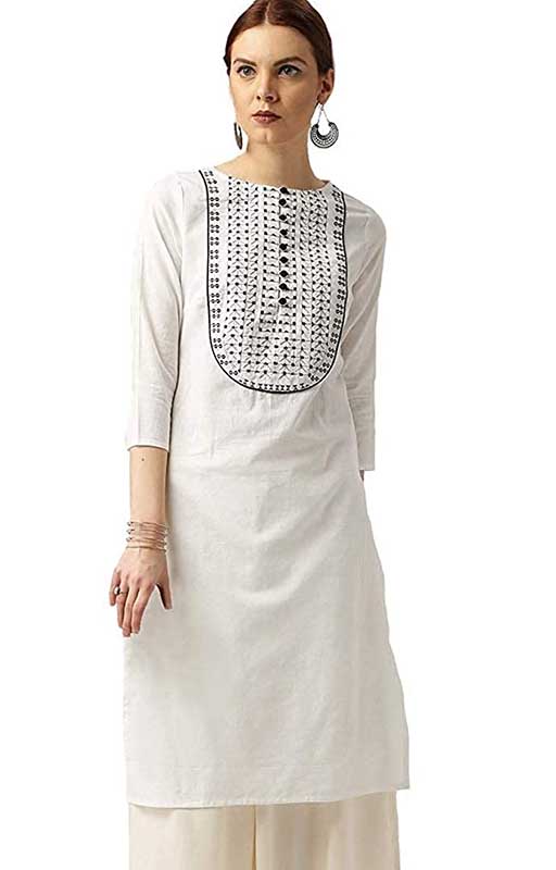 Cotton Embroidered Kurti