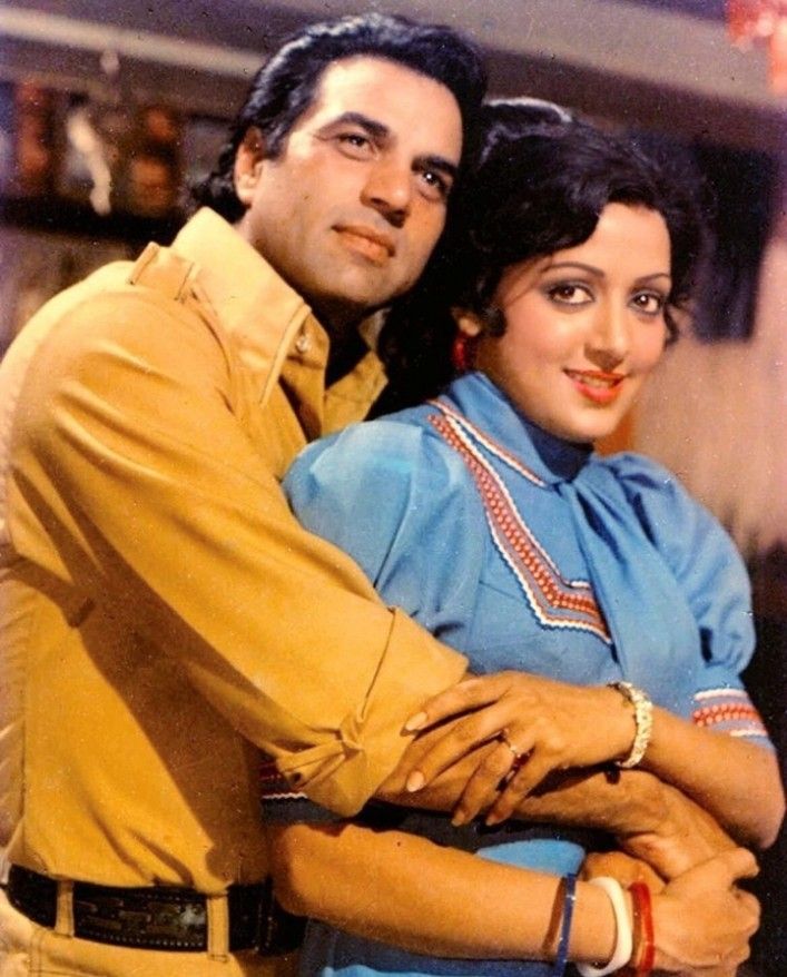 Dharmendra and Hema Malini