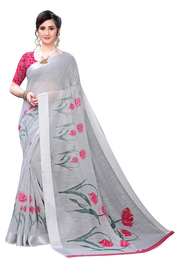 Floral Designer Saree