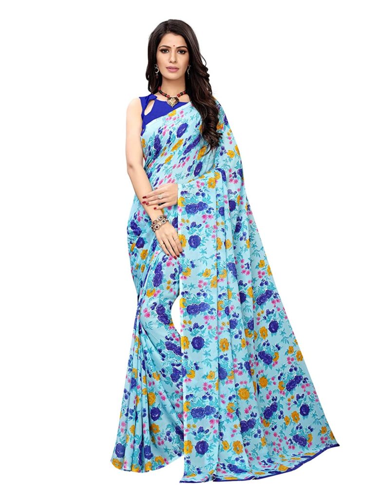 Georgette Printed Saree