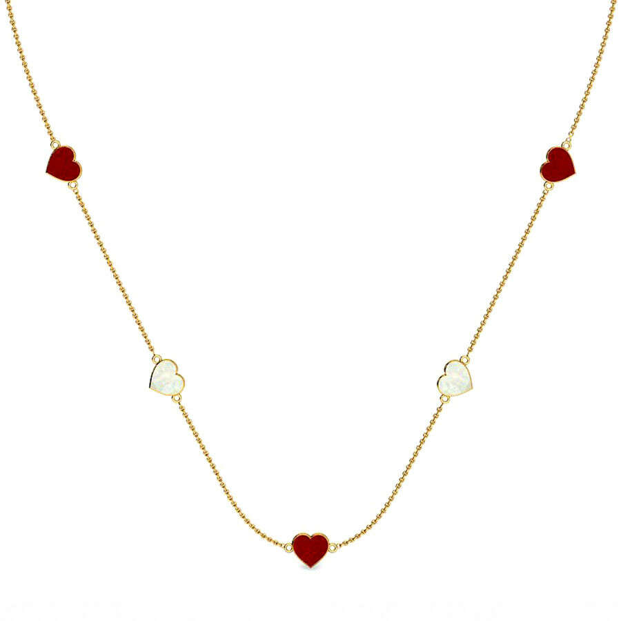 Meadow Heart Gold Necklace