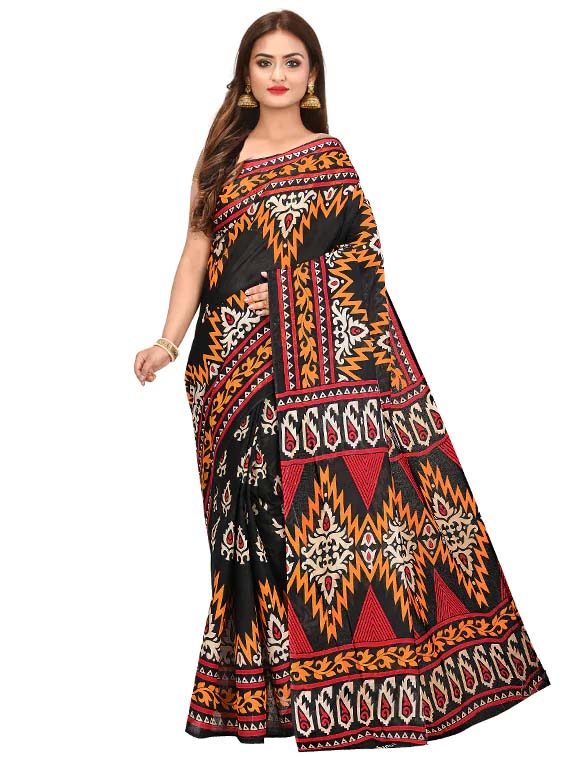 Plain Saree With Border Saree