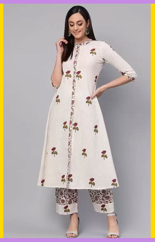 A-Line Kurta With Palazzo