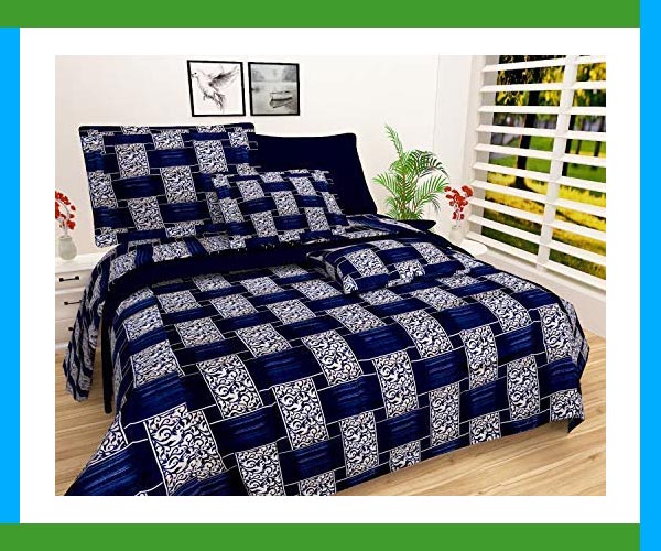 Multi Color Double Bedsheet